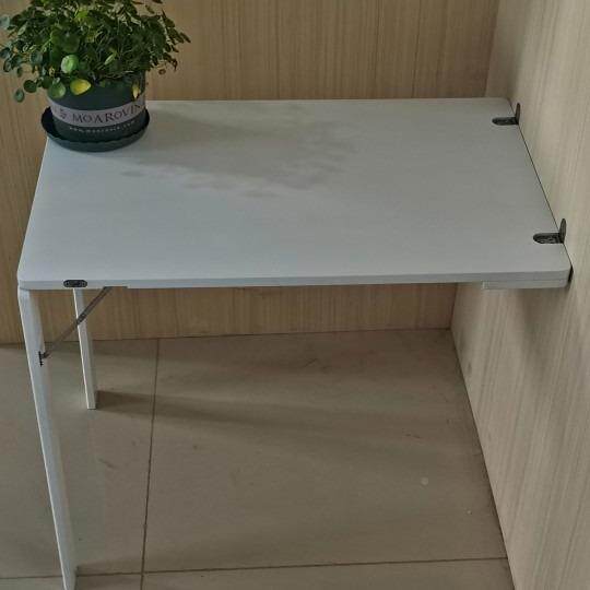 挂墙折叠桌多功壁能折叠桌简易餐代桌闲HYX7现家用挂书桌休桌学习
