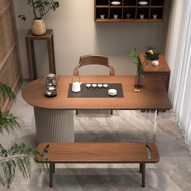 桌实木台茶椅合2025新无品牌/款组现代简约泡茶桌小阳户型家用小