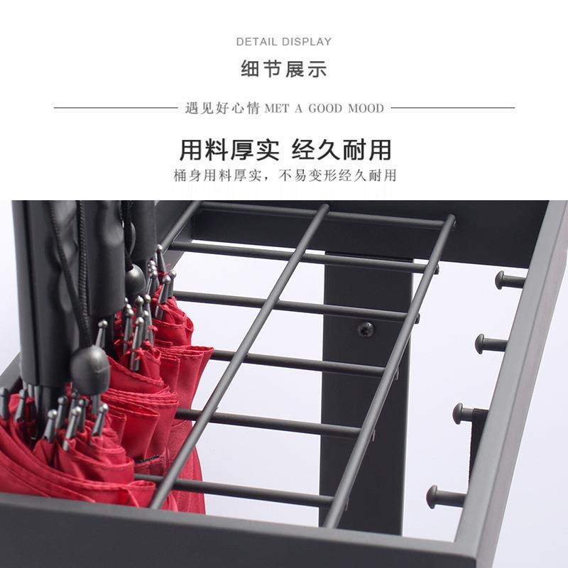铁艺伞置物桶伞架HLT商用酒店L大堂雨架伞放置OGO制定雨伞雨架收
