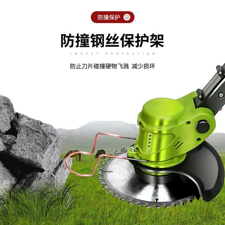 无草刷动割草机小型家除草机锂电打电机充电FFA农用草坪用机厂家