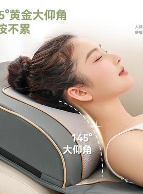 多功能按摩摩床垫颈肩腰背按按摩器敷揉捏热电动家KLF用按倚气囊