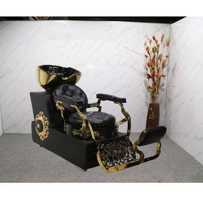 新款理发店尚美发椅轻复奢半躺古式洗头床枕WDB头垫发廊时简约洗