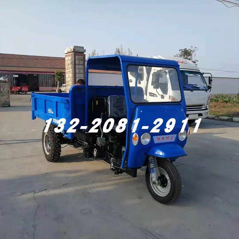 简易棚农用车价格 工程三轮车 柴油农用三轮车图片U 全封闭三轮车