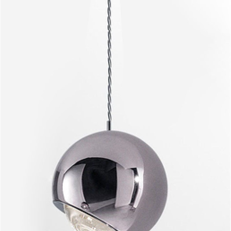 厅吊灯轻奢卧室床头圆球吊灯玻璃过道现代设计师金属极简风吧台