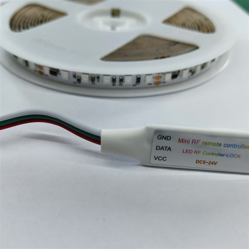 12V 24V 8MM宽 1米120灯2835RGB 幻彩SPI 无光斑霓虹管线条灯条