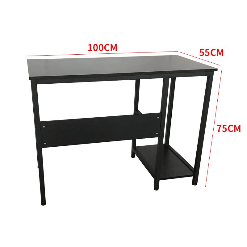 钢木简约家用电脑桌办公会议桌简易写字学习台式笔记本桌