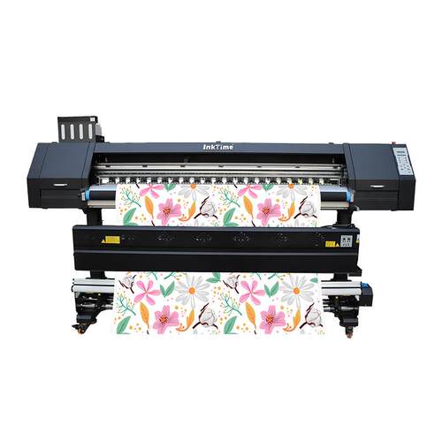 inktime全新i3200四喷头热转印升华打印机浅色涤纶服饰布料印花机