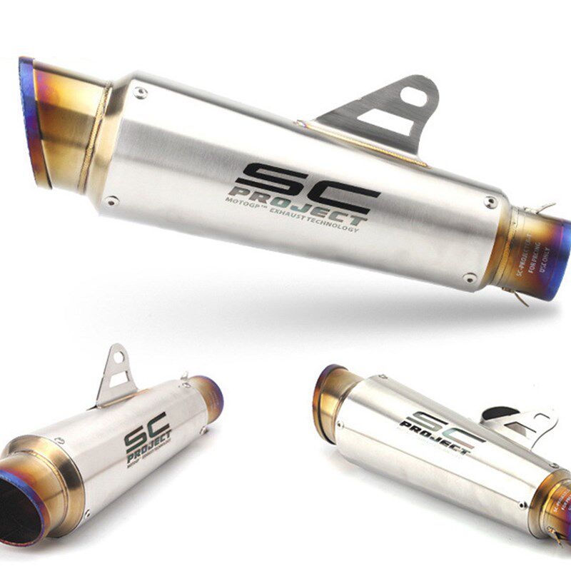 鲨鱼嘴OVER排气摩托车排气管适用忍者400/Z250/R6/R1/CBR/MT07/R3