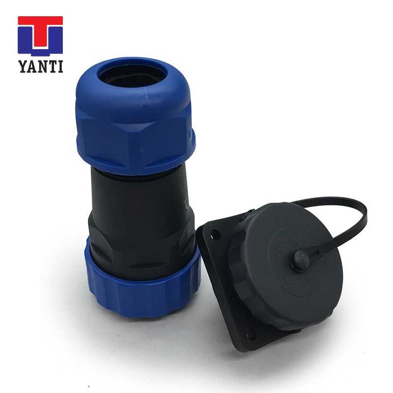 防水连接器航空插头公母方形插座3-5-7-9-12-16-19-24芯IP68/m28