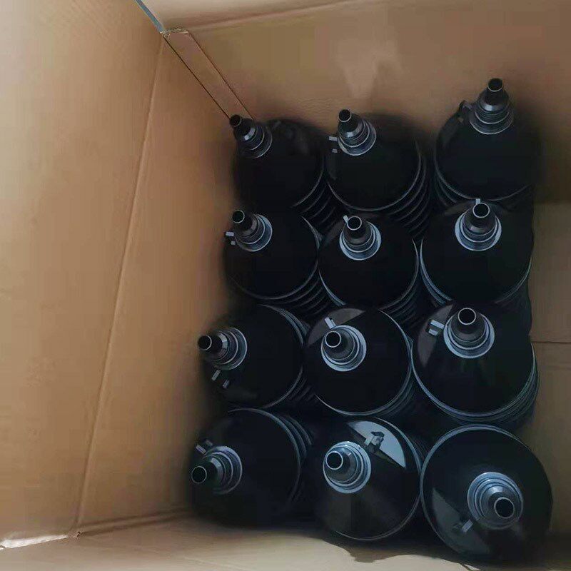 工厂摩托车汽车黑色加油漏斗 加汽油机油燃油塑料漏斗配件