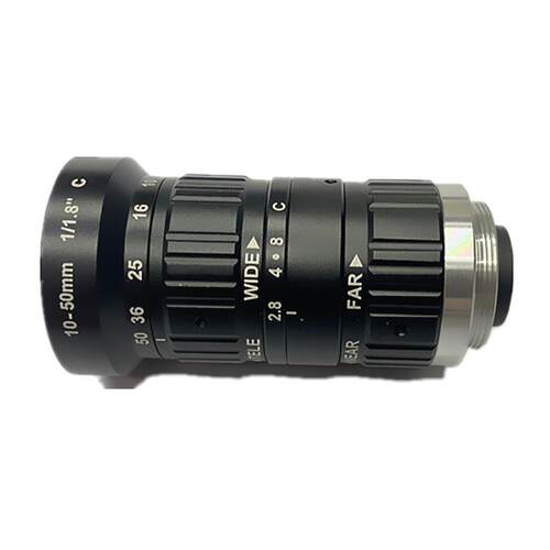 变焦工业镜头高清C接口工业镜头10-50mm手动光圈变焦镜头无畸变