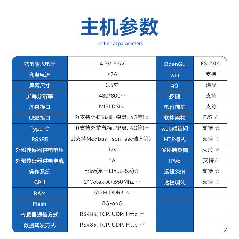 手持式水质检测仪氯离子s总硬度PH蓝绿藻污泥浓度便携式水质检测