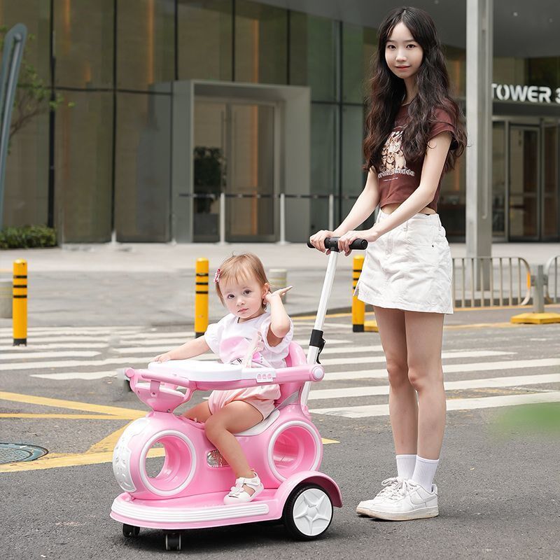 婴儿童电动车四轮汽车带遥控宝宝1-3岁手推车可坐充电摩托玩具车