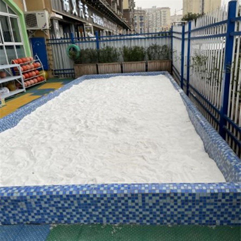 沙坑专用沙幼儿园沙池游乐场户外沙D滩造景白沙子学校跳远沙坑沙