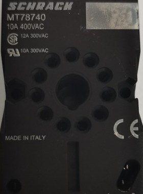 MT78740 原装SCHRACK/TE/泰科 MT321024 继电器底座 MT-78740