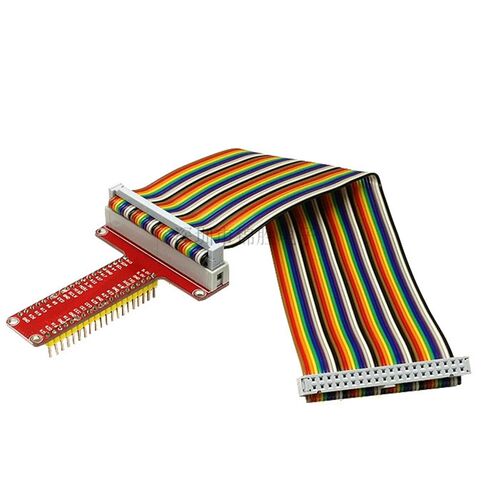 兼容 Raspberry Pi B+ 专用配件 T型GPIO扩展板 40P排线 开发板