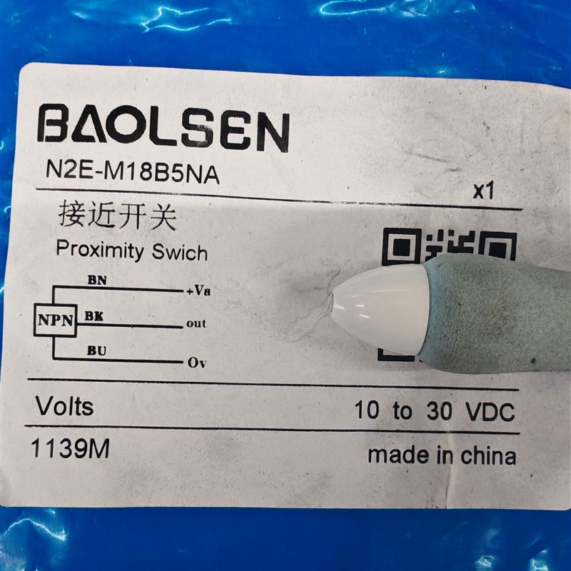 N2E-M18B5NA BAOLSEN N2EM18B5NA 堡勒接近开关18mm 5mm npn NO