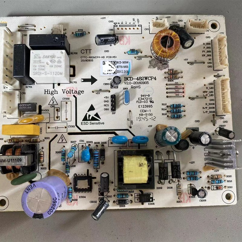 适用于奥克斯冰箱BCD-482WCP4电路板主板BCD-305W B770-M03电源板
