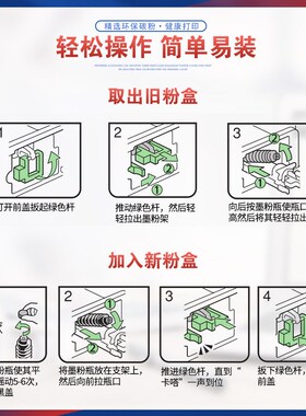 适用Type2120D理光MP2352SP粉盒2852碳粉2510PF DSM622墨盒DSM627