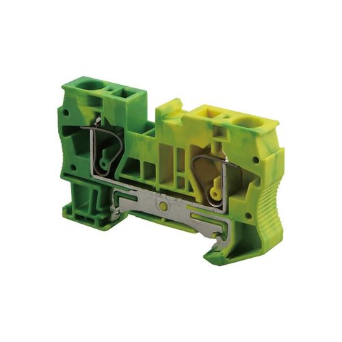 瑞联 弹片式接线端子 RST10 PE接地型 导轨式组合自锁型弹片