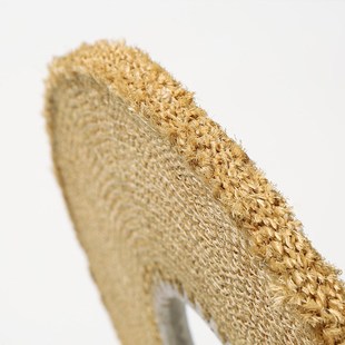 厂家供应剑麻厚裁平面麻风轮铁芯抛光轮五金抛光打磨抛光轮