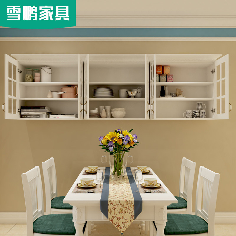 吊柜墙壁柜玻璃门置物架壁挂柜厨房挂墙式餐厅储物U柜柜子橱柜定