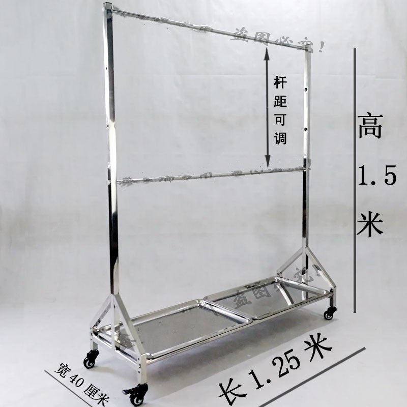 商用不锈钢烤鸭架厨房烤鸡w烧腊挂架挂肉架腊肉烤晾鹅坯沥油水架