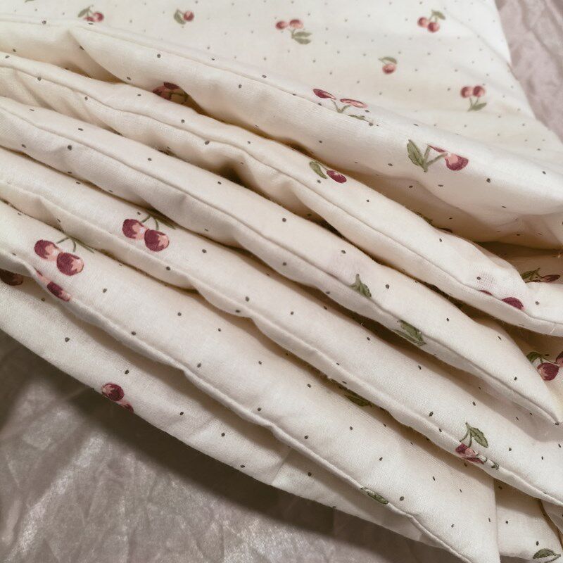 花儿童空调被夏凉被幼儿园午睡x被子120x150薄被小学生午托班