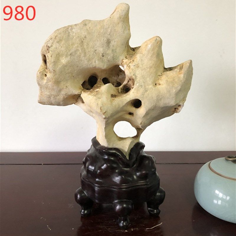 传统奇石天然精品k原石观赏石案头清供文房小摆件太湖石盆景太湖