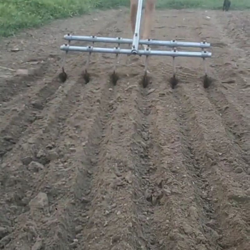 大蒜开沟器农用工具家o种菜种植播种机栽蒜机拉沟起垄小型农业神