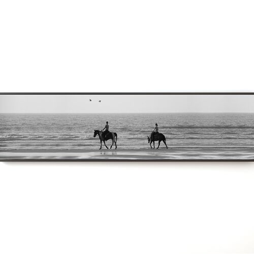 客厅装饰画现代简约沙发背景墙画风景大海画人物R摄影画卧室床头