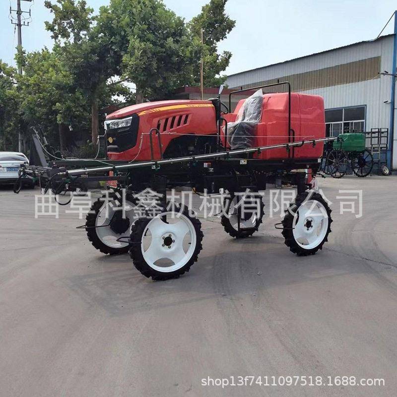 50马力柴油四驱喷雾机加长液压喷杆打机座驾式底盘喷车