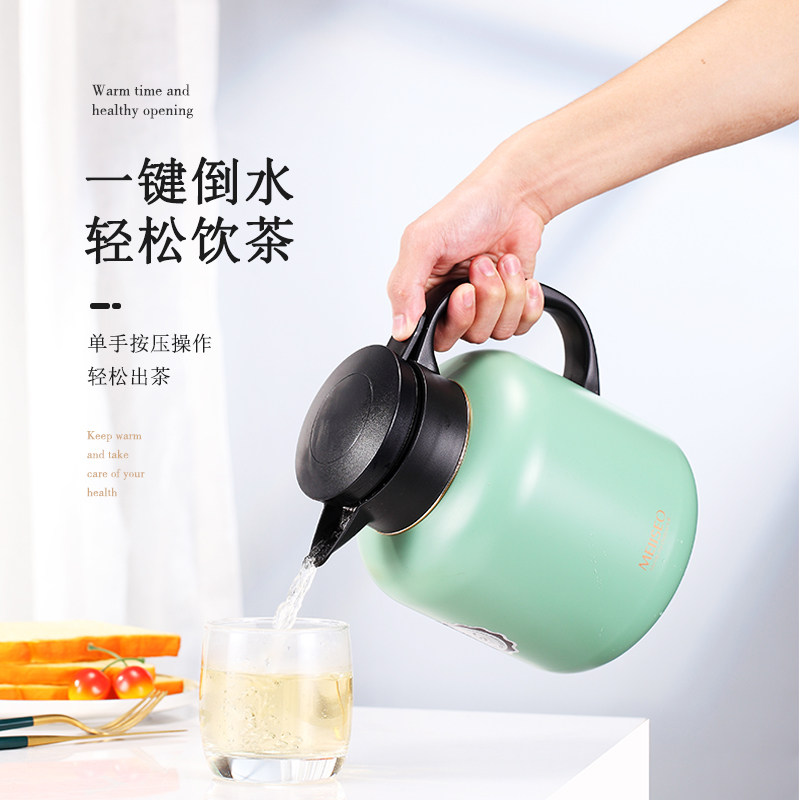 316不锈钢g智能带温显焖茶壶大容量闷泡壶保温水壶泡茶壶带茶漏