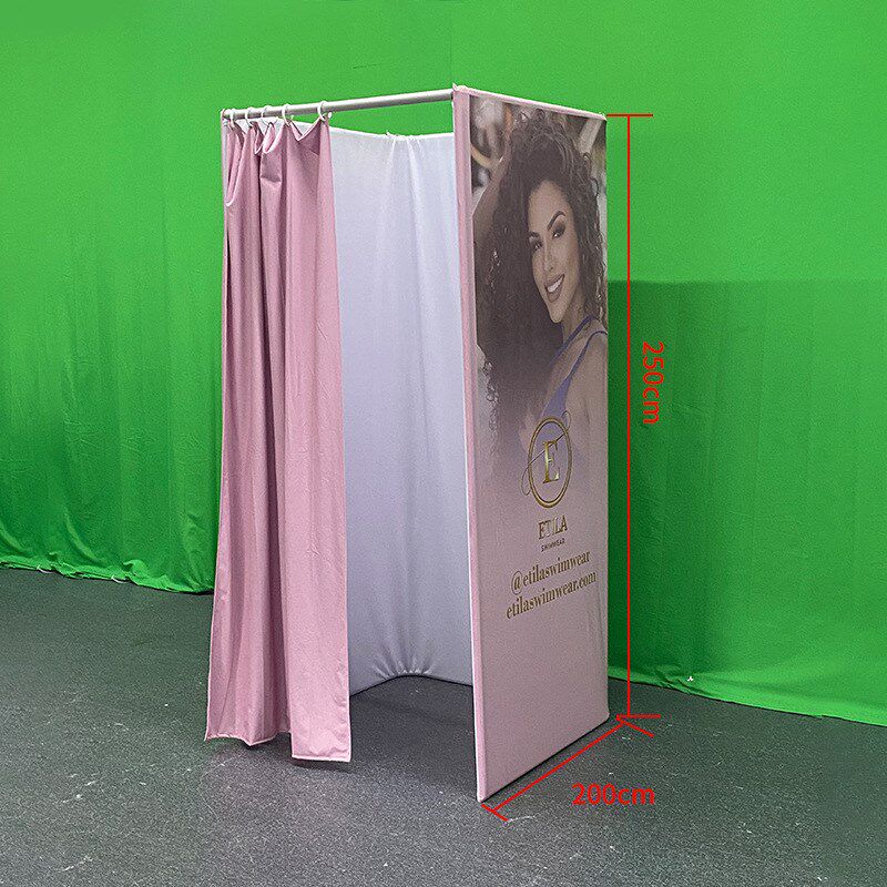 展会会议室户外k活动折叠更衣间布艺快闪店快幕秀展架临时用房