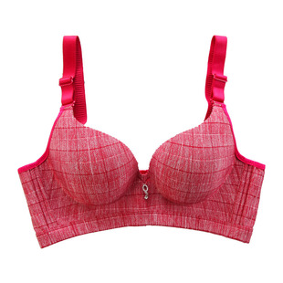 加厚杯10cm聚拢小胸平胸v内衣女超厚款8厘米显大aa杯文胸罩冬6