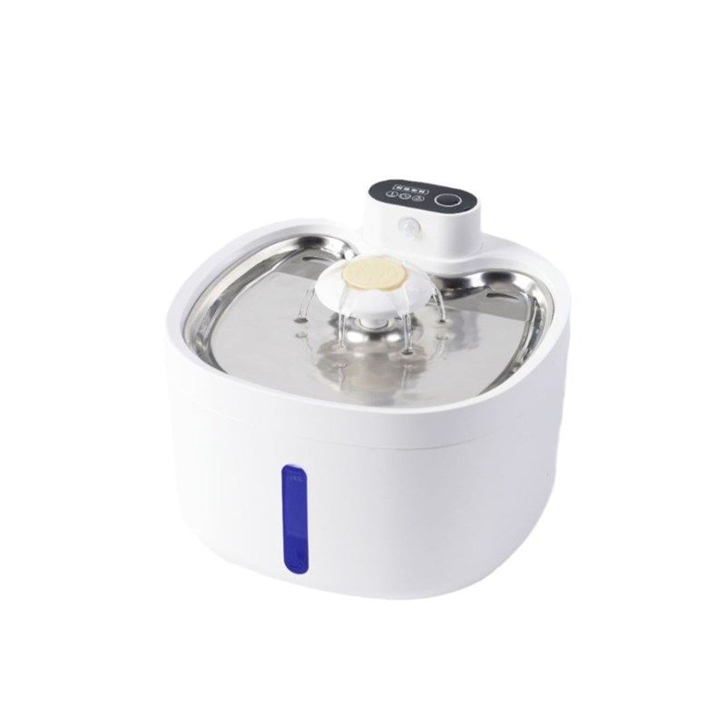 不锈钢宠物智能饮l水机无线恒温猫咪自动饮水机不插电感应猫饮水