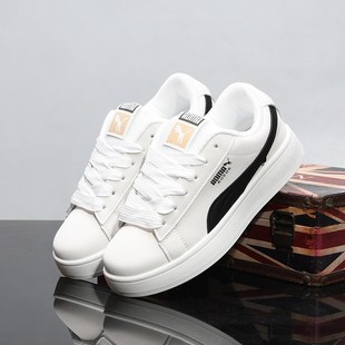 2025新款男鞋黑色鞋子增高面包鞋 冬季板鞋P美式高街休闲鞋女情侣