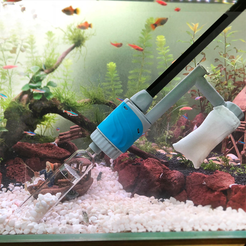 鱼缸电动换水器全自动吸便器换水泵吸污抽水鱼粪自动鱼.缸换水神