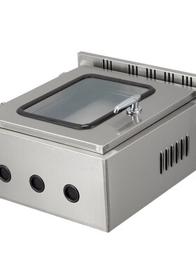 304不锈钢仪表防水配电箱外壳y IP30户外不锈钢配电箱双层门配电