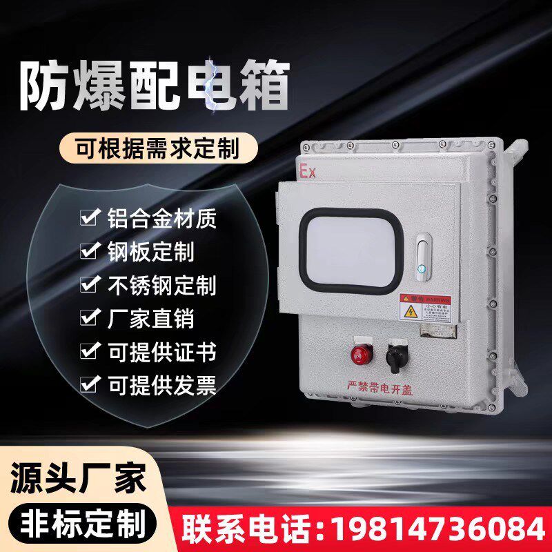 防爆触摸屏温控仪表电流压表观察窗箱控H制接线箱配电箱防爆仪表