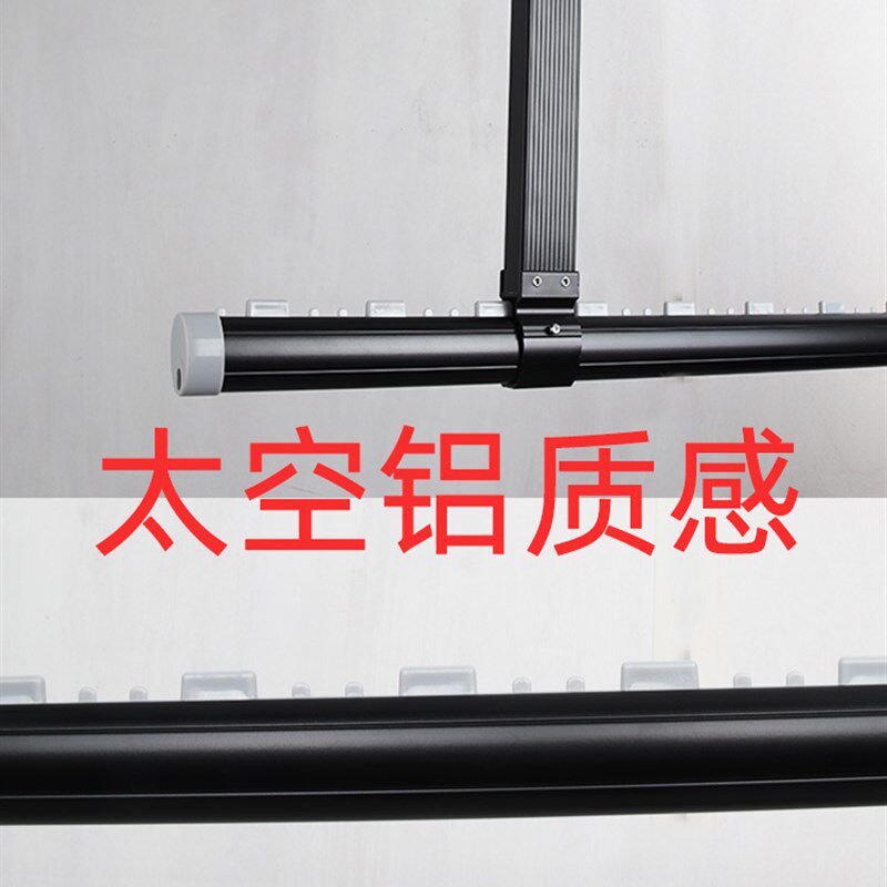晾衣杆阳台晾衣架l固定吊顶式顶装凉衣架杆式宿舍晒衣杆一根吊挂