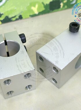 RDU06标准型WQM 传感器用支柱固定夹带螺纹平行夹 RDU16薄型WQMU