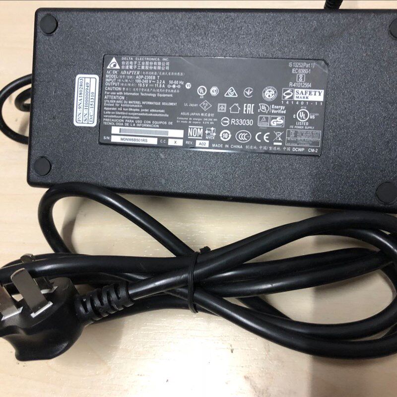 Hasee神州战神ZX7-CP5S2 CN95S04 19.5V11.8A充电器电源适配器线