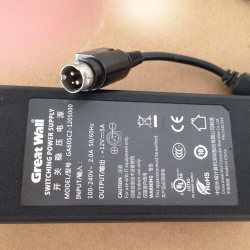 Great wall GA60SC2-1205000 12V5A 电源适配器开关稳压线通用