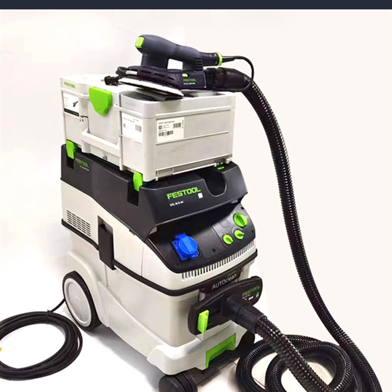 脚蹬装饰油漆木工汽车修理抛光吸尘器Festo 36Eac集尘桶除尘功能