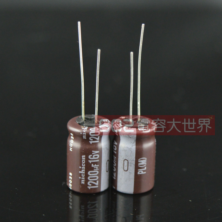 16V1200uf尼吉康13*20电解电容PM高频低阻PL直流电源LED滤波105度