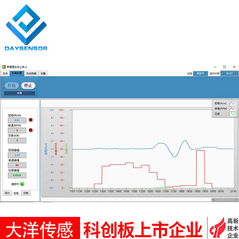 测力称重扭矩转速功率拉压力分析软件保存记录综合软件