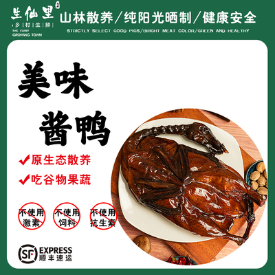 生仙里山林散养鸭纯阳光晒制