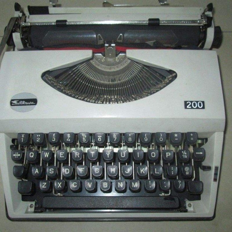 物件相好英文打字机老式复古可打印可打字老式机械可以打世纪橱窗