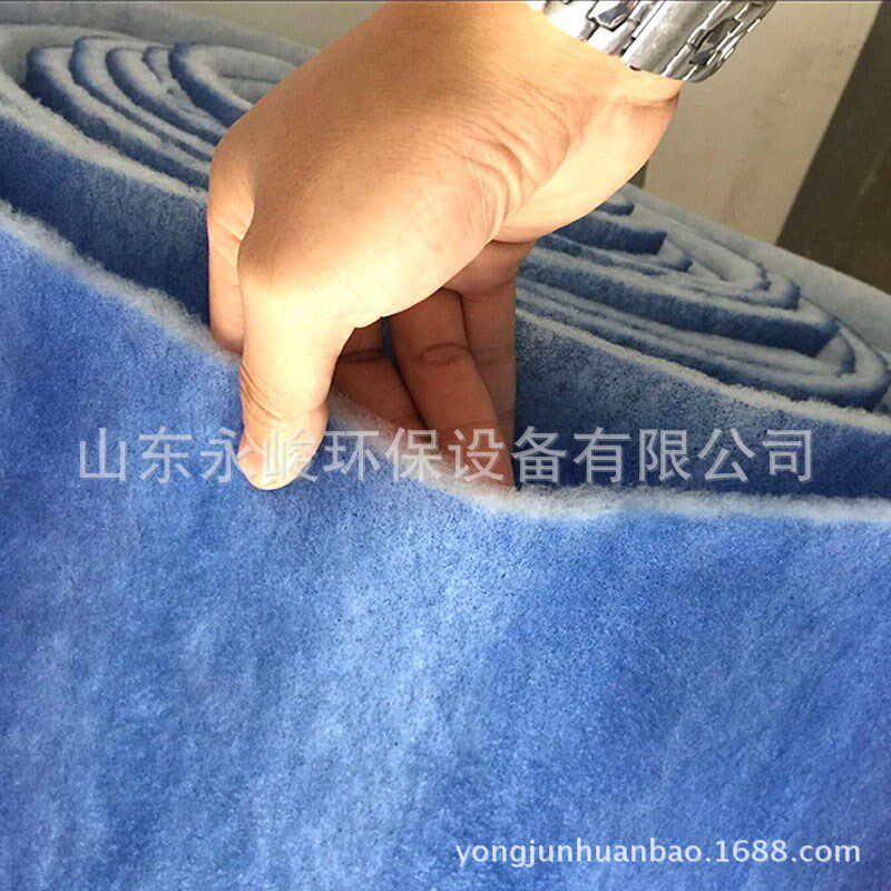 供应烤漆房过滤棉 空气过滤棉喷烤漆房J纤维滤料 蓝白色过滤棉